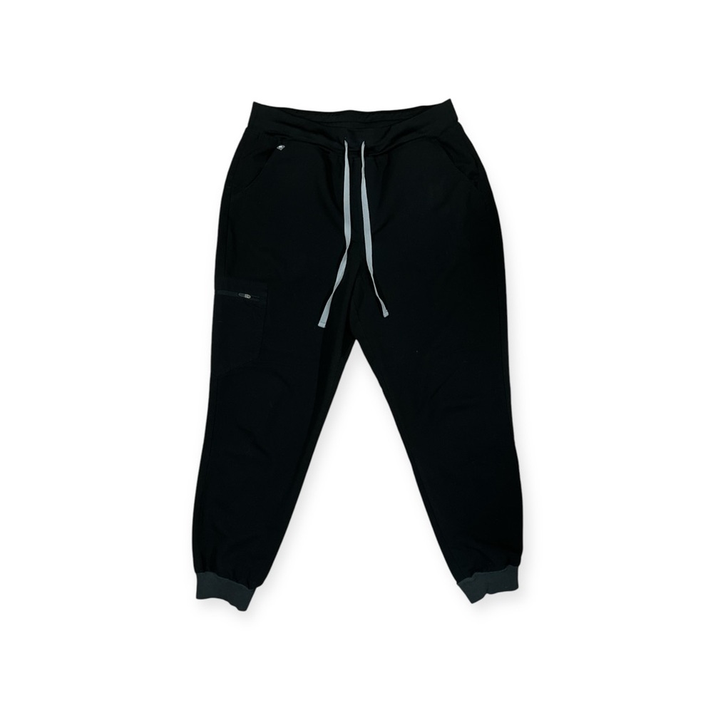 FIGS Black Jogger Pants with Drawstring